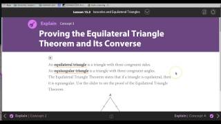 15.2 Isosceles and equilateral triangles