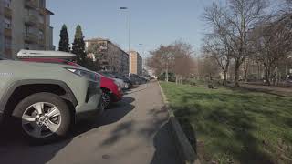 Milan, Italy -  Morivione Neighborhood - Real Footage - Walking View - 4k - Urban Sounds