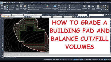 Grading A Building Pad using AutoCad Civil 3D