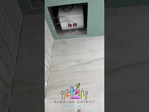 تركيب السخان المخفي داخل الجبس