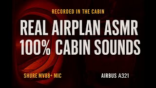 ASMR Plane Cruise Lufthansa A321neo Real Cabin Sound for Sleep Study Travel Relaxation screenshot 5