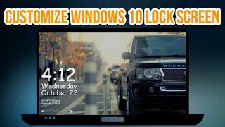 How to Customize & Personalize Windows 10 Lock Screen | Windows Tutorial screenshot 4