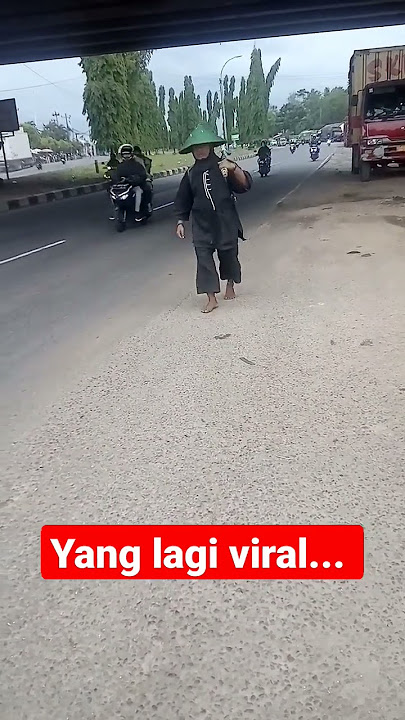 viral joko kendil musafir nyentrik yang katanya naik macan putih