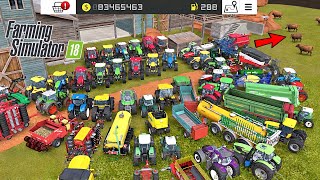 100+ Tractors & Machines Collection in Farming Simulator 18 | Timelapse Gameplay #fs18