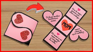 💖Tarjeta corazón plegable para el día de la mujer/madre 💯 Mother's/Women's Day Card | Especial mamá