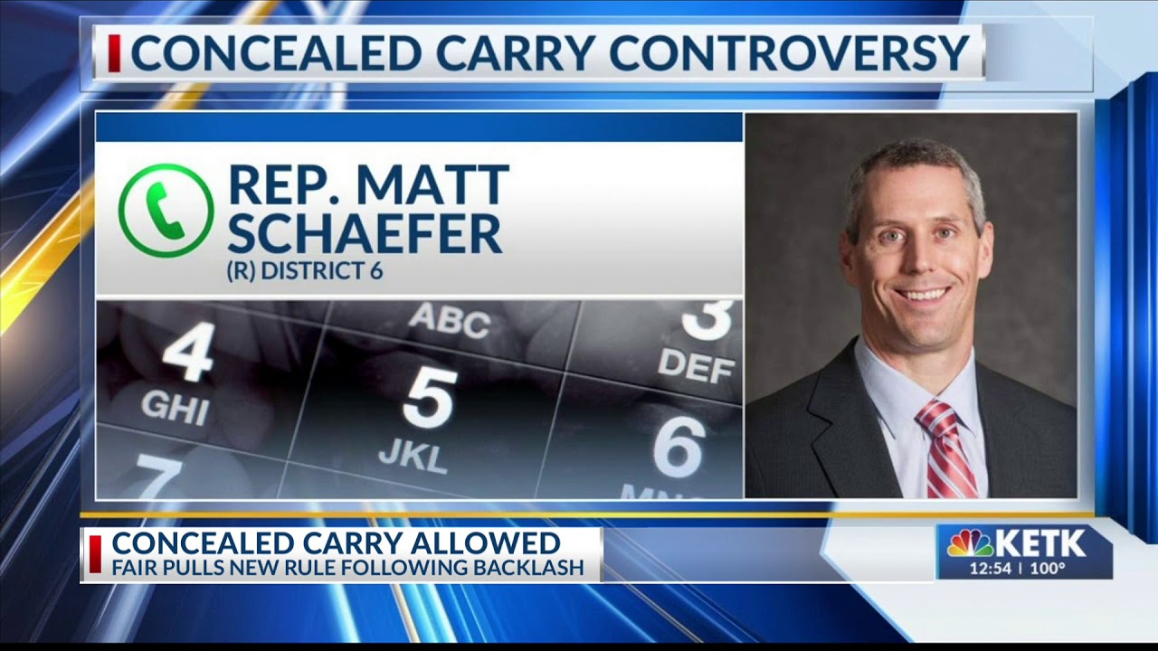 Concealed carry controversy at East Texas State Fair YouTube