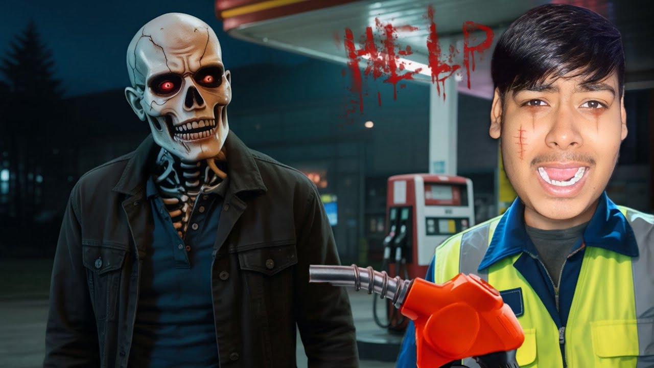 I Survived a CRAZY Night Shift at a GAS STATION😱🔥