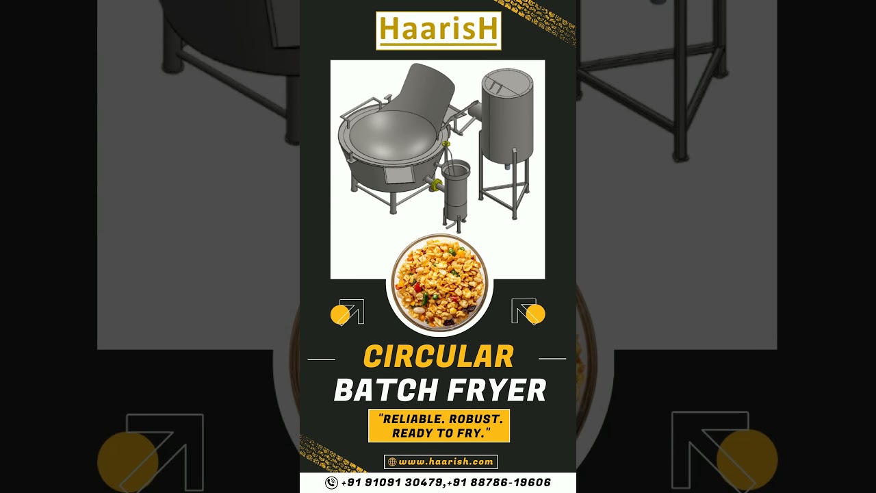 Start Your Snack Brand with Our Batch Fryer Today!  