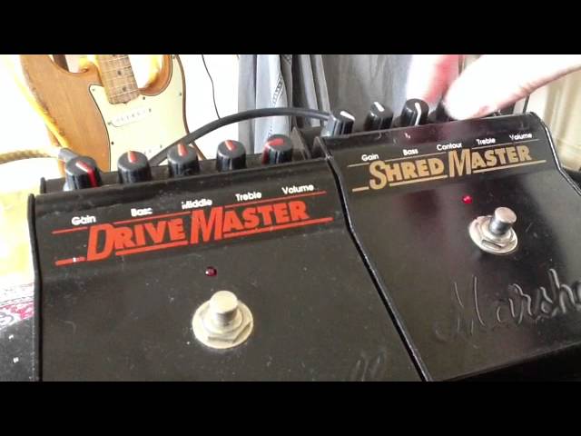 MARSHALL DriveMaster vs MARSHALL ShredMaster - YouTube