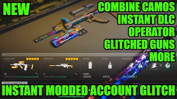 *NEW* INSTANT UNLOCK/MODDED ACCOUNT GLITCH! CAMO TG/DLC/SHOWCASE OPERATOR/MORE! MW2 GLITCHES