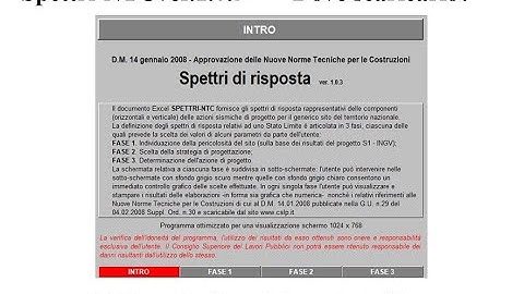 Spettri ntc 2008 ver.1.0.3 - dove scaricarlo
