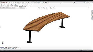 Solidworks weldments | design a Bench