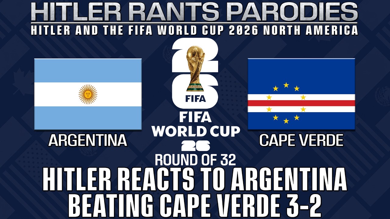 Hitler reacts to Argentina beating Cape Verde 3-2
