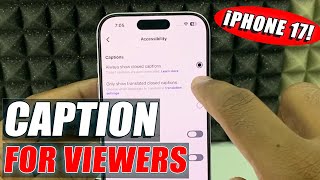 Enable closed captions on instagram reel(viewer) iphone 17! screenshot 4