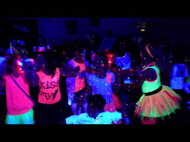 Neon Black Light Glow UV Birthday Party at Sassi Scottsdale 