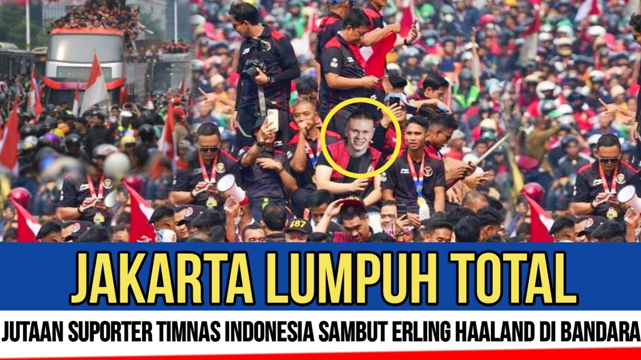 RIBUAN SUPORTER TIMNAS TUMPAH RUAH‼️LANGSUNG ARAK - ARAKAN USAI SUMPAH NATURALISASI ERLING HAALAND