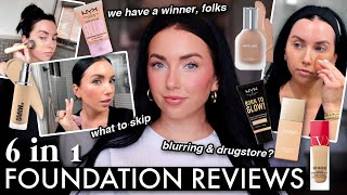 6 in 1 foundation reviews haus labs makeup by mario nyx valentino iconic london