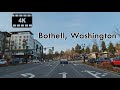 Driving from bothell to woodinville washington  4k