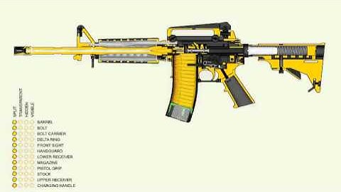 AR 15 M 16 Function Animation