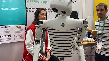 Playing Tic Tac Toe with Robot Reachy at CES 2020