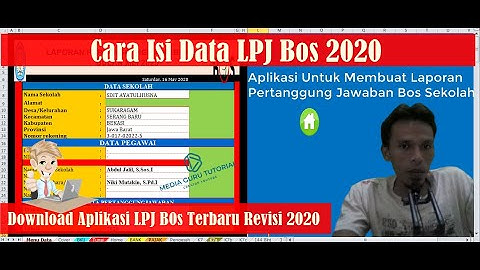 Aplikasi E-Bos Dana Bos Berbasis Excel 2020 - Media Guru Tutorial