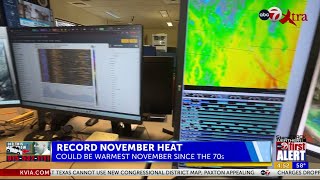 El Paso on track for one of Its warmest Novembers since 1970's