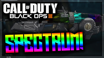Black Ops 3 - Spectrum Camo Paint Shop Tutorial/Gameplay (Black Ops 3 Paint Shop Gameplay)