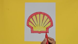 How To Draw The Shell Logo
