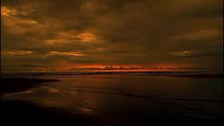 (baground video) pantai senja yang indah no copright