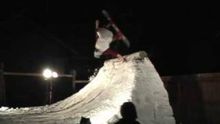 Backyard Terrain Park - Quarter Pipe Sessions - BaklaB -Spring 2010