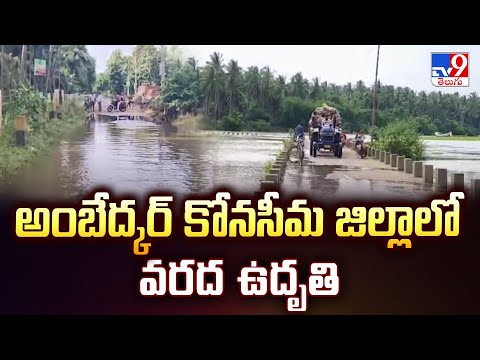 Heavy Rains in  AP : అంబేద్కర్ కోనసీమ జిల్లాలో వరద ఉదృతి  - TV9 - TV9