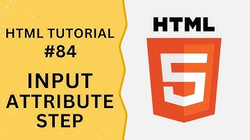 HTML Tutorial #84 - Input Attribute step in Input Field | Programming For Beginners