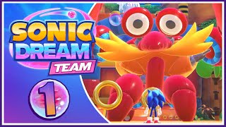 Sonic Dream Team [Apple Arcade] 100% Playthrough: Episode #01 - Scrambled Shores & Dr. Crabulous