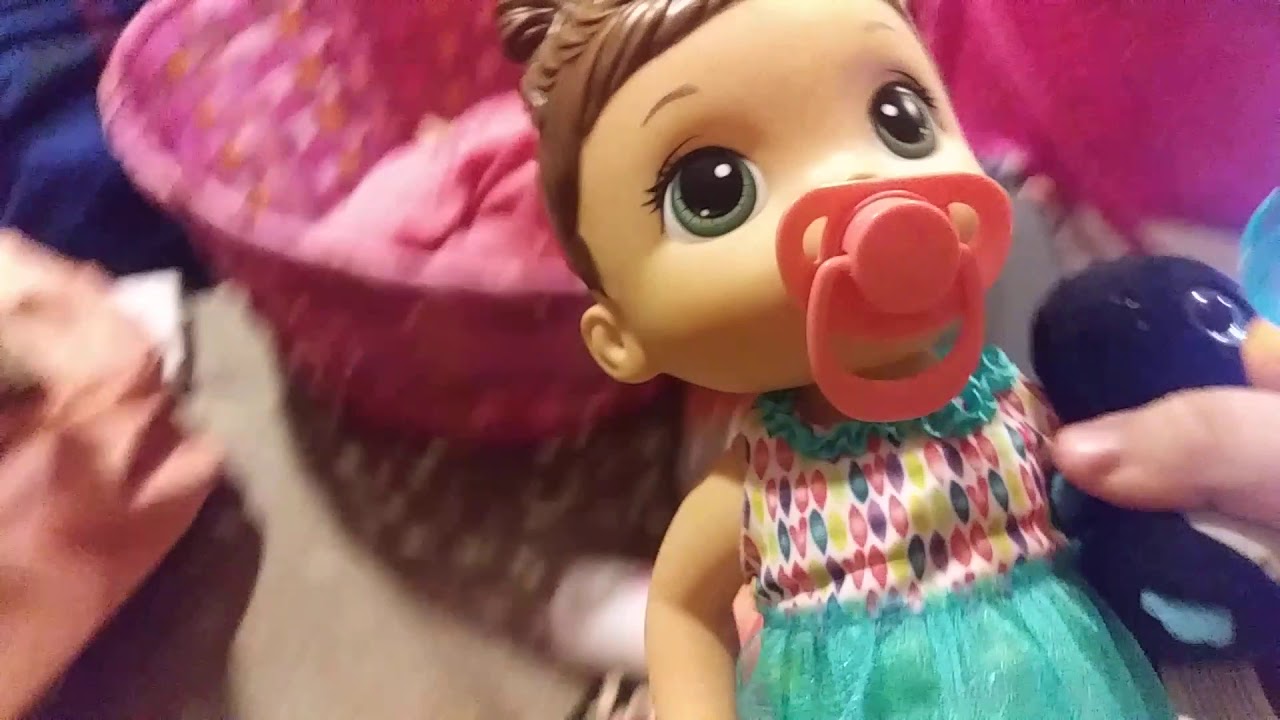 Taking care of my baby doll children YouTube