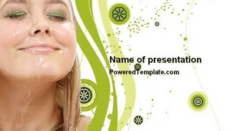 Hair Care PowerPoint Template by PoweredTemplate.com