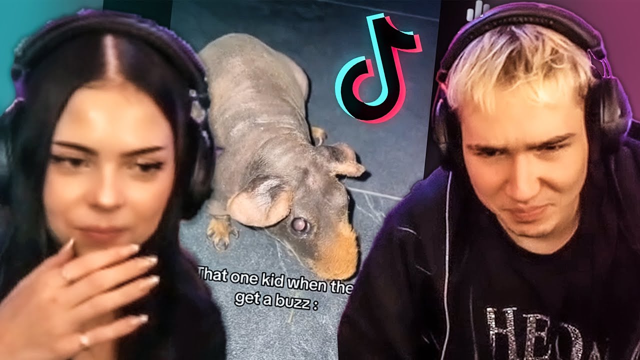 TikToks, aber mit einer Frau.