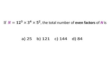 Can You Find Even Factors of N ?