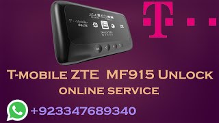 T-Mobile ZTE MF915 Unlock | Z915 Unlock | Fully Operational screenshot 1