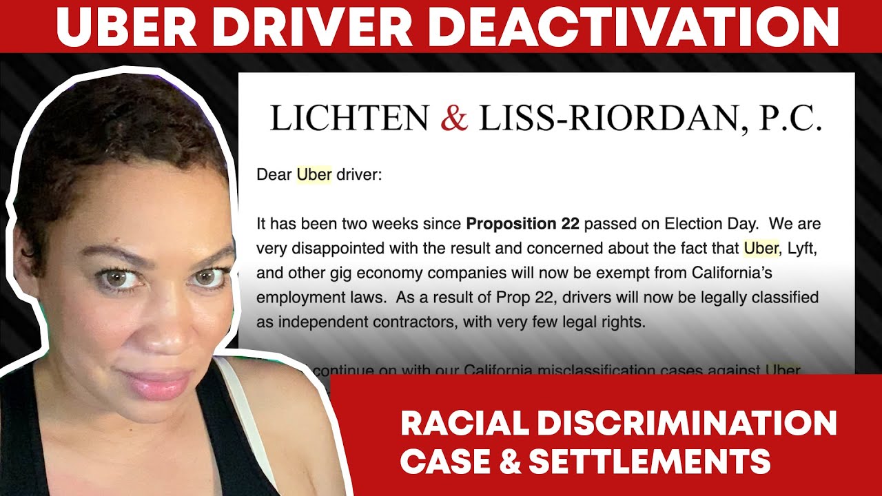 Deactivated Uber Drivers Sue Over Racial Discrimination