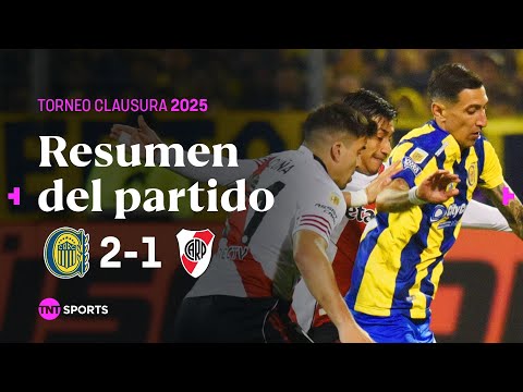ROSARIO CENTRAL DERROTÓ a RIVER con un DI MARÍA BRILLANTE ✨ | #RosarioCentral 2-1 #River | Resumen