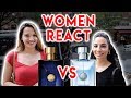 VERSACE DYLAN BLUE VS. VERSACE POUR HOMME (Women's Reactions to Fragrance/Cologne)