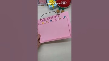 Sắp vào năm học mới rồi! Tự làm Thời Khóa Biểu thay thế được như này dùng nè mọi người!