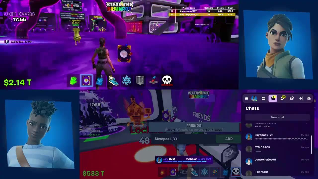 Live trading and publics