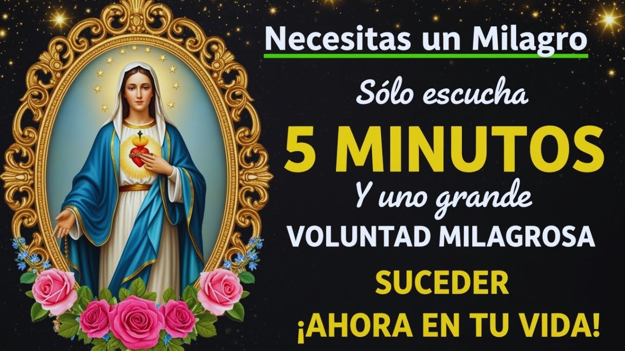 ORACIÓN PODEROSA a Nuestra Señora para RECIBIR TU URGENTE MILAGRO ...