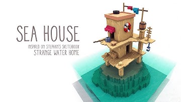 Magica Voxel - Sea House in Voxel Art