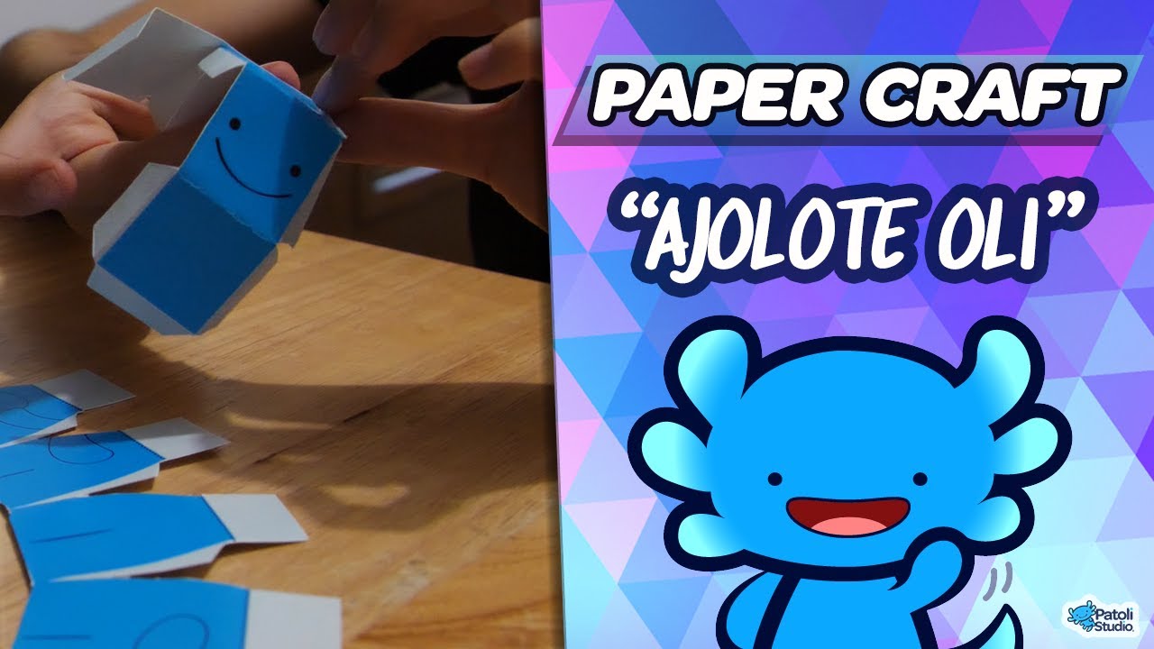 "Oli" Papercraft de Ajolote - "Oli Pop: Bubble vs Brick"