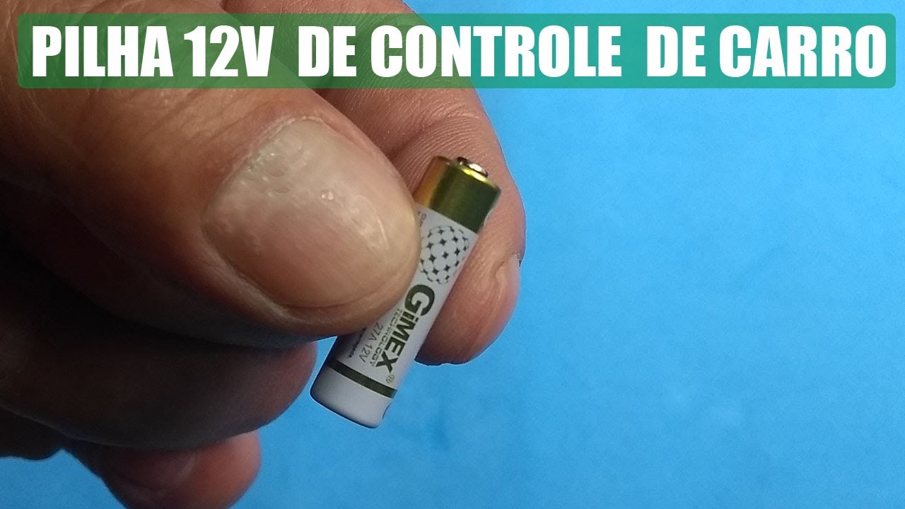 Pilha 12V De Controle De Carro O Que Tem Dentro ? - YouTube