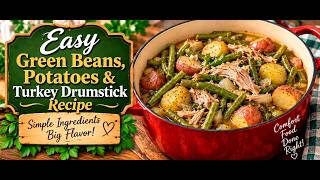 Easy Green Beans, Potatoes & Turkey