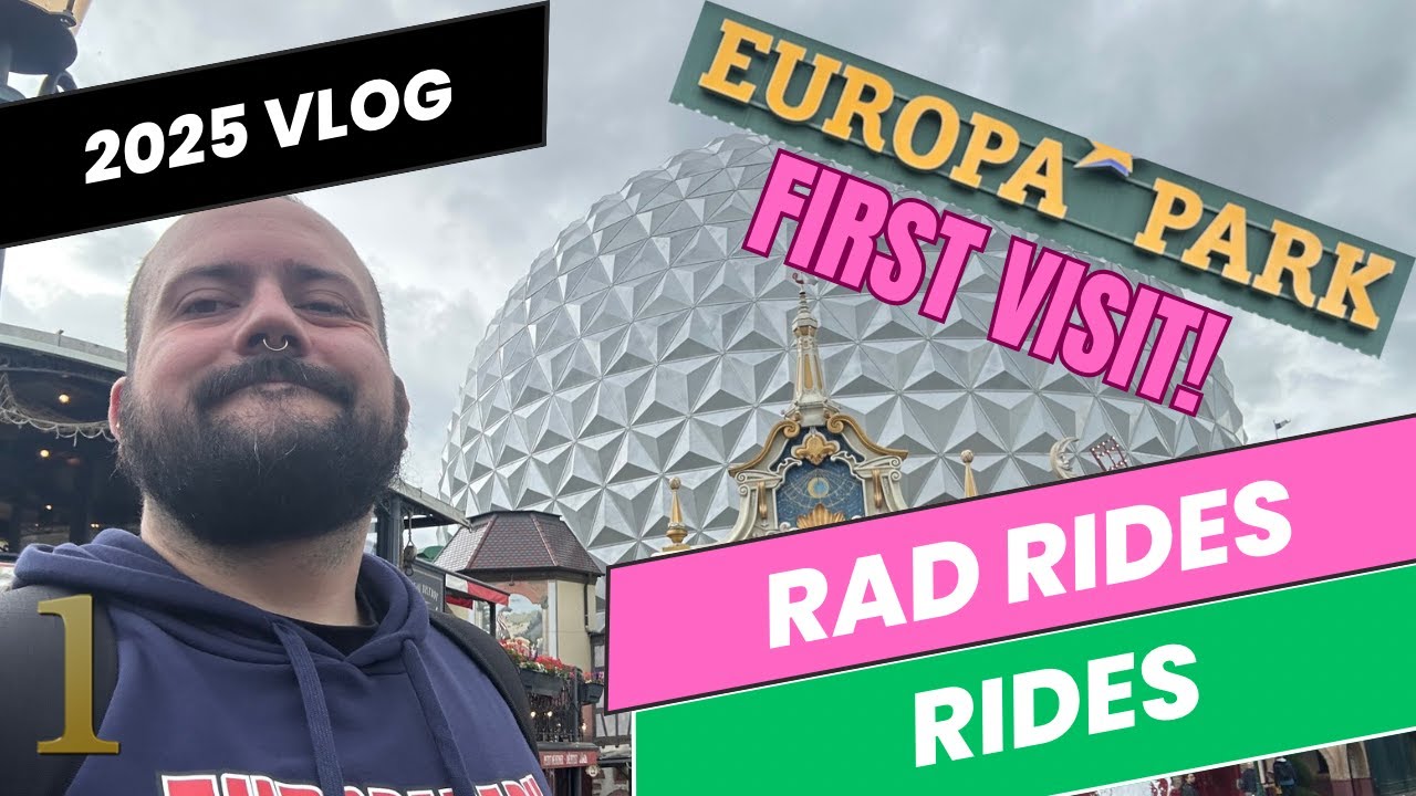 The BEST Theme Park IN THE WORLD? FIRST VISIT to EUROPA-PARK | Day 1 VLOG, Summer 2025