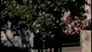 rare jfk assassination film of motorcade route from different angles with audio